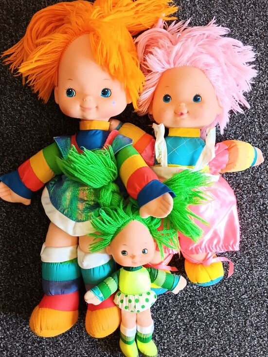 Hallmark Other - 1983 Rainbow Brite, Tickled Pink & Mini Baby Brite Vintage Doll Set, 80s Kids